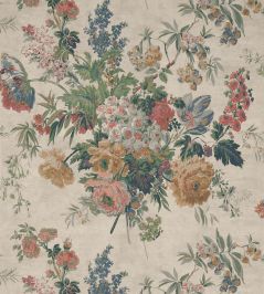 Garden Club Wallpaper by Anna French Apricot and Slate Garden Club Wallpaper by Anna French Apricot and Slate