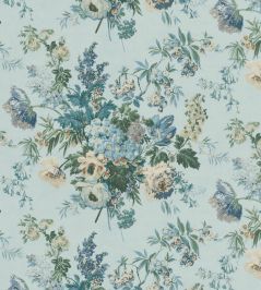 Garden Club Fabric by Anna French Blue Garden Club Fabric by Anna French Blue