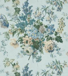 Garden Club Wallpaper by Anna French Blue Garden Club Wallpaper by Anna French Blue