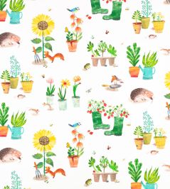 Garden Grow Fabric by Villa Nova Green Garden Grow Fabric by Villa Nova Green