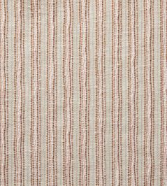 Garden Stripe Fabric by Travers Rust Garden Stripe Fabric by Travers Rust