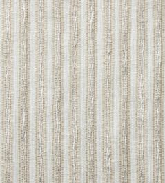 Garden Stripe Fabric by Travers Natural Garden Stripe Fabric by Travers Natural