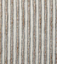 Garden Stripe Fabric by Travers Black Garden Stripe Fabric by Travers Black