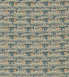 Garden Tapestry Fabric by GP & J Baker Teal Garden Tapestry Fabric by GP & J Baker Teal