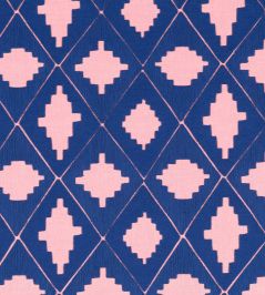 Garden Terrace Fabric by Harlequin Lapis/Rose Garden Terrace Fabric by Harlequin Lapis/Rose
