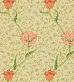 Garden Tulip Wallpaper by Morris & Co Vanilla/Russet Garden Tulip Wallpaper by Morris & Co Vanilla/Russet