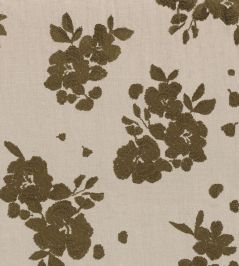 Gardenia Fabric by Casamance Kaki Gardenia Fabric by Casamance Kaki
