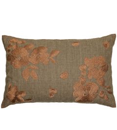 Gardenia Cushion 40 x 60cm by Maison Casamance Blush Gardenia Cushion 40 x 60cm by Maison Casamance Blush