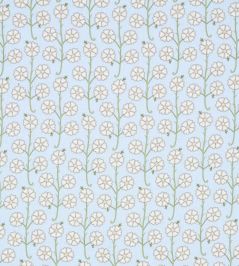 Gardenia Fabric by Schumacher Egg Blue Gardenia Fabric by Schumacher Egg Blue