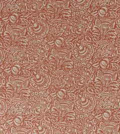 Gardyne Fabric by James Hare Terracotta Gardyne Fabric by James Hare Terracotta