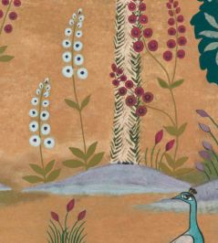 Garland of Ragini Mural by 1838 Wallcoverings Night Garland of Ragini Mural by 1838 Wallcoverings Night