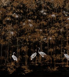 Garzas Mural by Coordonne Coal Garzas Mural by Coordonne Coal