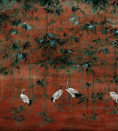 Garzas Mural by Coordonne Goji Garzas Mural by Coordonne Goji
