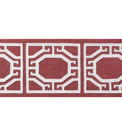 Gate Applique Tape Trimming by Thibaut Cranberry Gate Applique Tape Trimming by Thibaut Cranberry