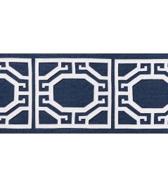 Gate Applique Tape Trimming by Thibaut Navy Gate Applique Tape Trimming by Thibaut Navy