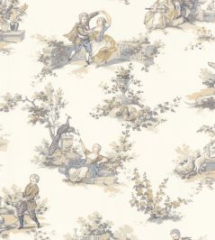 Gavotte Wallpaper by Casadeco Beige Lin Gavotte Wallpaper by Casadeco Beige Lin