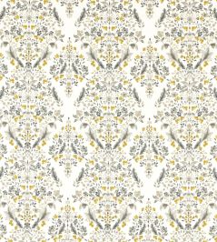 Gawthorpe Cream Fabric by Studio G Charcoal Gawthorpe Cream Fabric by Studio G Charcoal