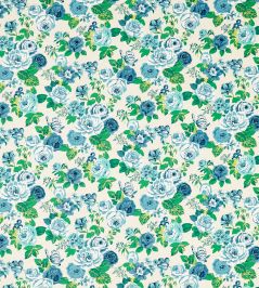 Genevieve Fabric by Clarke & Clarke Cobalt Genevieve Fabric by Clarke & Clarke Cobalt
