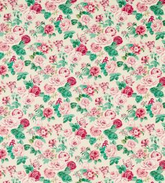 Genevieve Fabric by Clarke & Clarke Rose Genevieve Fabric by Clarke & Clarke Rose