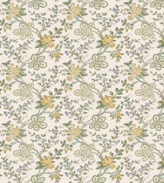 Genevieve Fabric by Nina Campbell Yellow/Sage/Ivory Genevieve Fabric by Nina Campbell Yellow/Sage/Ivory