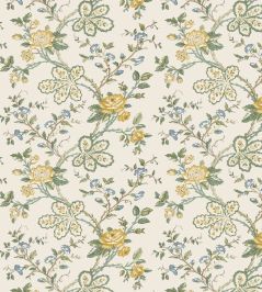 Genevieve Wallpaper by Nina Campbell Yellow/Sage/Ivory Genevieve Wallpaper by Nina Campbell Yellow/Sage/Ivory