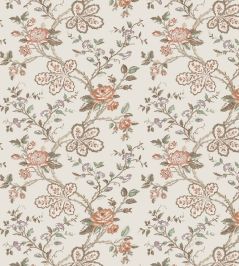 Genevieve Wallpaper by Nina Campbell Taupe/Antique Rose/Linen Genevieve Wallpaper by Nina Campbell Taupe/Antique Rose/Linen