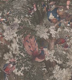 Gentlemen Birds Wallpaper by Brand McKenzie Oak Gentlemen Birds Wallpaper by Brand McKenzie Oak