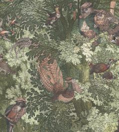 Gentlemen Birds Wallpaper by Brand McKenzie Woodland Gentlemen Birds Wallpaper by Brand McKenzie Woodland