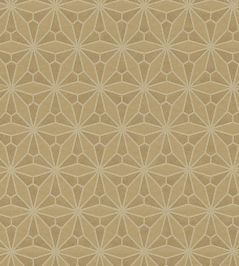 Geo Floral Wallpaper by Eijffinger Gold Geo Floral Wallpaper by Eijffinger Gold