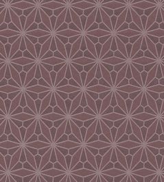 Geo Floral Wallpaper by Eijffinger Red Geo Floral Wallpaper by Eijffinger Red