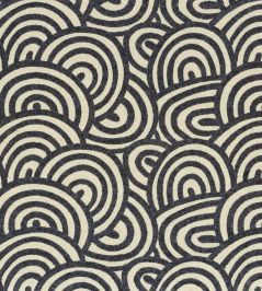 Geode Fabric by Camengo Navy Geode Fabric by Camengo Navy