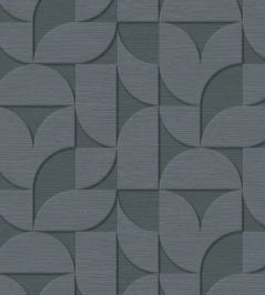 Geometric Arches Wallpaper by Eijffinger Indigo Geometric Arches Wallpaper by Eijffinger Indigo