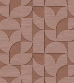 Geometric Arches Wallpaper by Eijffinger Terracotta Geometric Arches Wallpaper by Eijffinger Terracotta