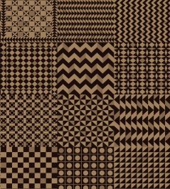 Geometrico Wallpaper by Cole & Son Black & Gold Geometrico Wallpaper by Cole & Son Black & Gold