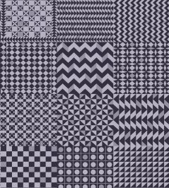 Geometrico Wallpaper by Cole & Son Magenta & Ink Geometrico Wallpaper by Cole & Son Magenta & Ink