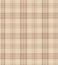 George Check Fabric by George & Minnie Walnut George Check Fabric by George & Minnie Walnut