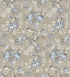 Georgia Fabric by Lewis & Wood Blue Oyster Georgia Fabric by Lewis & Wood Blue Oyster