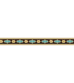 Gerdas Bard Wallpaper by Borastapeter Turquoise/Brown Gerdas Bard Wallpaper by Borastapeter Turquoise/Brown
