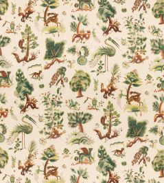 Gertrude Fabric by GP & J Baker Document Green Gertrude Fabric by GP & J Baker Document Green