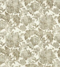 Gilded Damask Fabric by Zoffany Snow Linen Gilded Damask Fabric by Zoffany Snow Linen