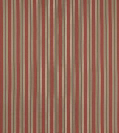 Gillan Stripe Fabric by Colefax and Fowler Red Gillan Stripe Fabric by Colefax and Fowler Red