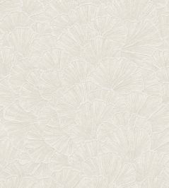 Ginkgo Wallpaper by Eijffinger White/Cream Ginkgo Wallpaper by Eijffinger White/Cream