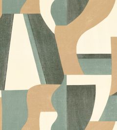 Gino Wallpaper by Casamance Emeraude Gino Wallpaper by Casamance Emeraude