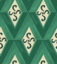 Girandola Wallpaper by MINDTHEGAP Emerald Girandola Wallpaper by MINDTHEGAP Emerald