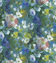 Gladys Blossom Fabric by Designers Guild Cobalt Gladys Blossom Fabric by Designers Guild Cobalt