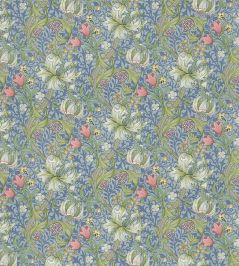Golden Lily Fabric by Morris & Co Mineral Golden Lily Fabric by Morris & Co Mineral