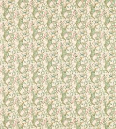 Golden Lily Fabric by Clarke & Clarke Linen/Blush Golden Lily Fabric by Clarke & Clarke Linen/Blush