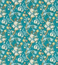 Golden Lily Wallpaper by Clarke & Clarke Teal Golden Lily Wallpaper by Clarke & Clarke Teal