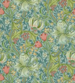Golden Lily Wallpaper by Morris & Co Mineral Golden Lily Wallpaper by Morris & Co Mineral