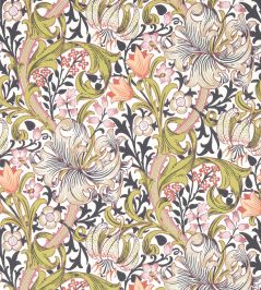 Golden Lily Wallpaper by Morris & Co Espresso Golden Lily Wallpaper by Morris & Co Espresso